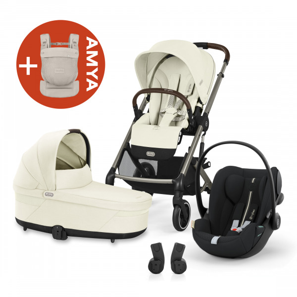 CYBEX Gold Balios 3in1 +AMYA - Seashell Beige/Moon Black